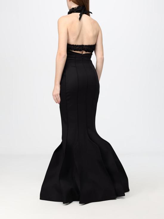26FW 제니 롱 원피스 81AJO485N0872 899 Black - GENNY