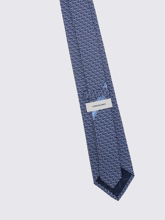 26FW 살바토레 페라가모 넥타이 794541 351441 Blue - SALVATORE FERRAGAMO