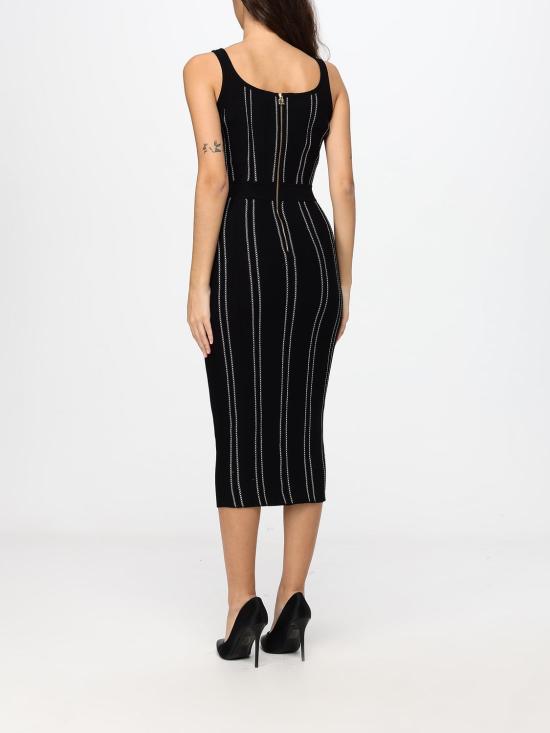 26FW 엘리자베타프랜치 롱 원피스 AM38Q67E2 110 Black - ELISABETTA FRANCHI