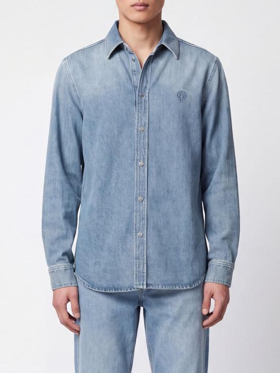 26FW 구찌 코튼 데님 셔츠 860842XDDI4 4009 Blue