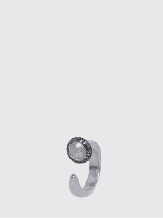 26FW 로사 마리아 쥬얼리 보석 RG080518 SILVER COGNAC