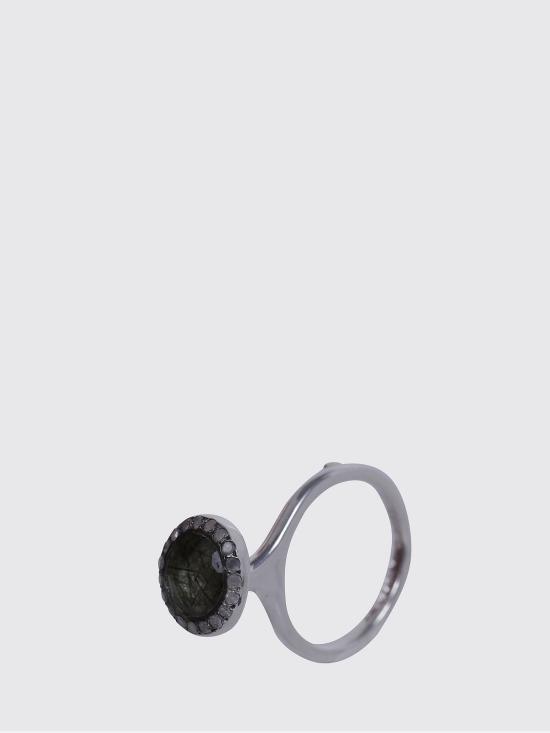 26FW 로사 마리아 쥬얼리 보석 RG021443 SILVER GREEN