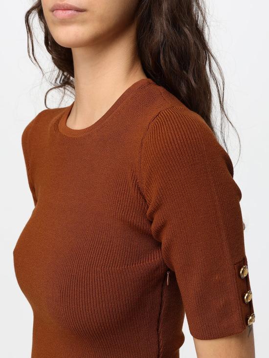 26FW 엘리자베타프랜치 롱 원피스 AM04S66E2 FQ3 Brown - ELISABETTA FRANCHI