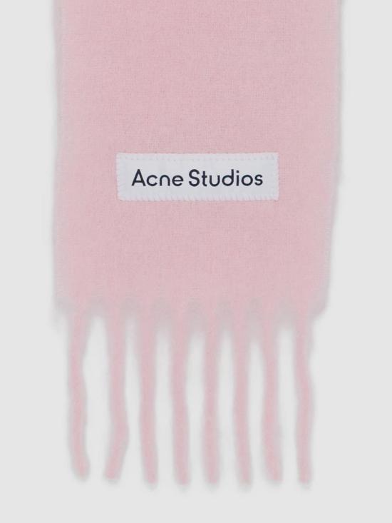 26FW 아크네 스튜디오 벨리 스키니 모헤어 머플러 CA0443D DJS Pink - ACNE STUDIOS