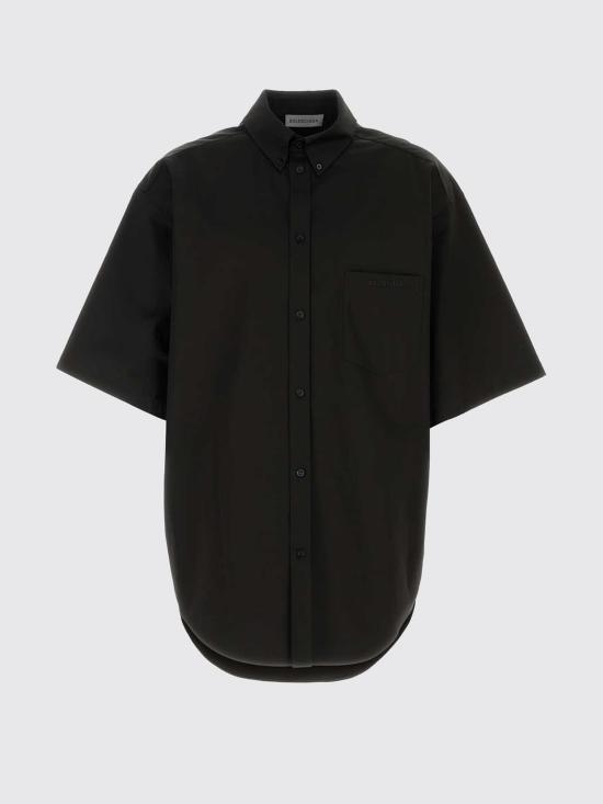26FW 발렌시아가 셔츠 A0045STSP13 1000 Black