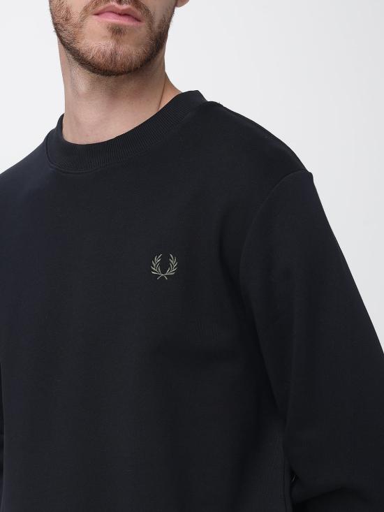26FW 프레드페리 긴팔 티셔츠 FPM753559 W54 Black - FRED PERRY
