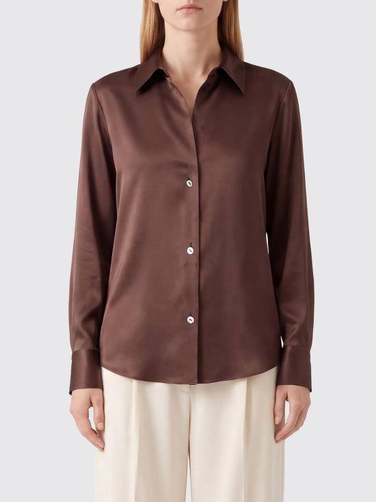 26FW 빈스 셔츠 V055413024 222ESP Brown