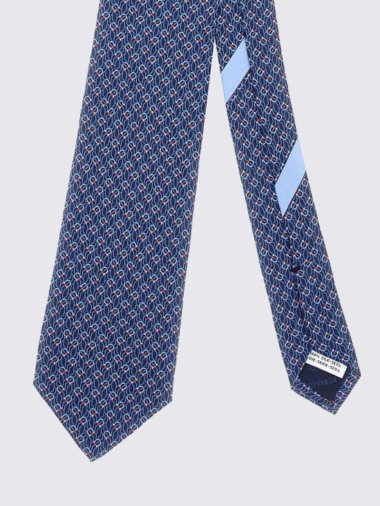 26FW 살바토레 페라가모 넥타이 768562 350950 Blue - SALVATORE FERRAGAMO