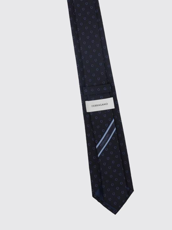 26FW 살바토레 페라가모 넥타이 794457 351424 Blue - SALVATORE FERRAGAMO