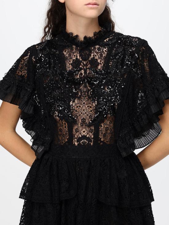 26FW 안토니오 마라스 롱 원피스 MABL244 NE000 Black - ANTONIO MARRAS
