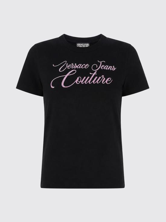 26FW 베르사체 반팔 티셔츠 79HAHT05CJ03T 899 Black - VERSACE