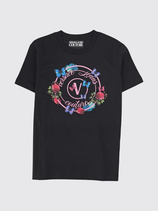 26FW 베르사체 반팔 티셔츠 79HAHP01CJ01P 899 Black - VERSACE