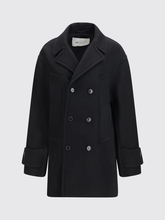 26FW 아미 코트 FCO480WV0078 001 Black
