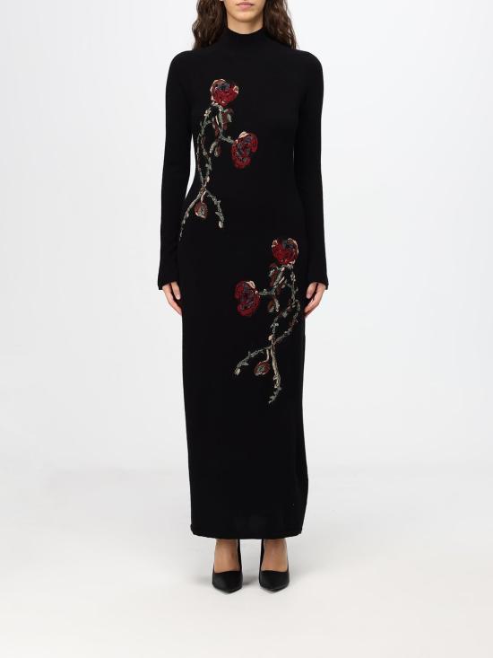 26FW 안토니오 마라스 롱 원피스 MABL238 NE7RS Black