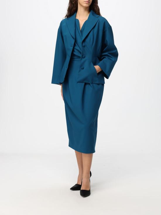 26FW 안토니오 마라스 롱 원피스 MABM420 PT600 Petroleum Blue - ANTONIO MARRAS