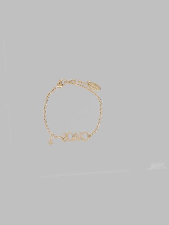  비비안웨스트우드 팔찌 비비안 웨스트우드 카오스 브라스 브레이슬릿 골드 - VIVIENNE WESTWOOD