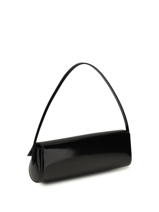  질샌더 가방 질 샌더 칸테 가죽 숄더백 블랙 - JIL SANDER