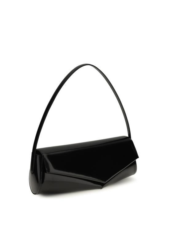  질샌더 가방 질 샌더 칸테 가죽 숄더백 블랙 - JIL SANDER