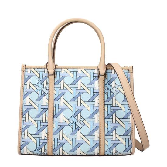  토리버치 가방 패브릭 핸드백 라이트 블루 - TORY BURCH