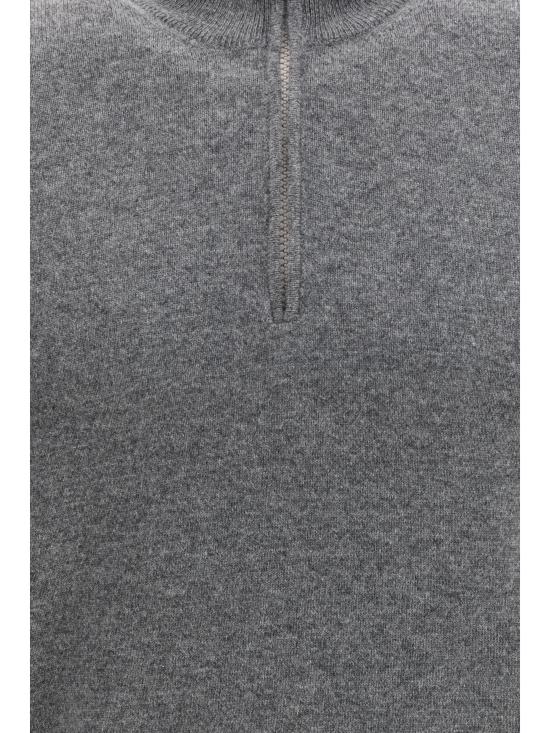 26FW 브루넬로 쿠치넬리 캐시미어 집업 니트 M2200124 CFG26 GREY - BRUNELLO CUCINELLI