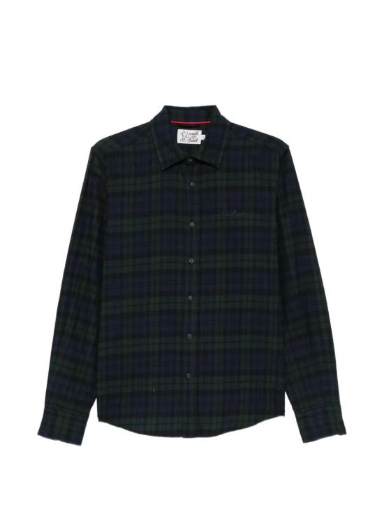 26FW 세인트바쓰 긴팔 셔츠 SEEF005 03505M BOLLICINE LINE TARTAN 65 EMB