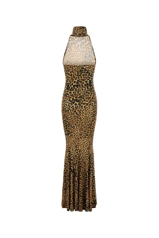 26FW 노마카말리 원피스 KK4253PLB14 656 Animal Print - NORMA KAMALI