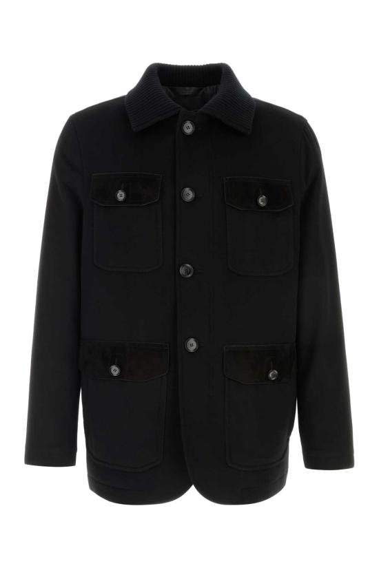 26FW 브리오니 긴팔 셔츠 SGS70L0Z309 0000 Black