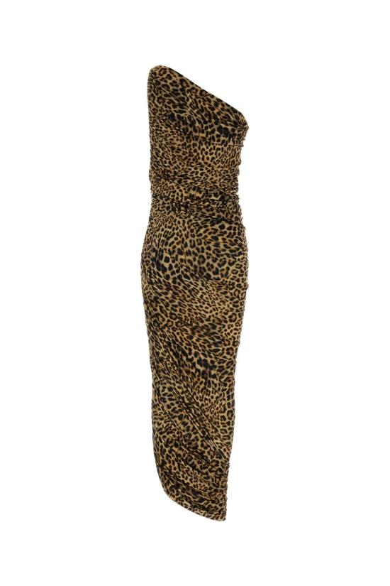 26FW 노마카말리 원피스 KK4243PLD07 656 Animal Print - NORMA KAMALI