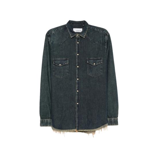 26FW INLINUM 셔츠 26F101 COFFE BLUE