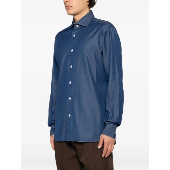 26FW 발바 셔츠 PZ0998 LIU13P01 0002 BLUE - BARBA