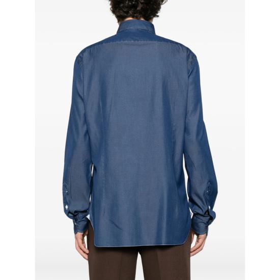 26FW 발바 셔츠 PZ0998 LIU13P01 0002 BLUE - BARBA