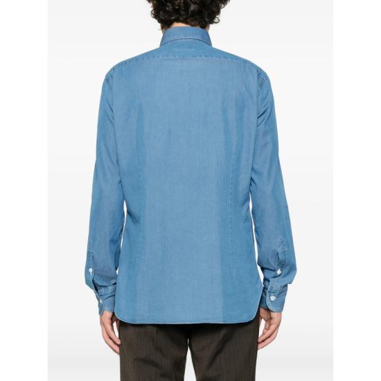 26FW 발바 셔츠 PZ0998 LIU13P1 0001 BLUE - BARBA