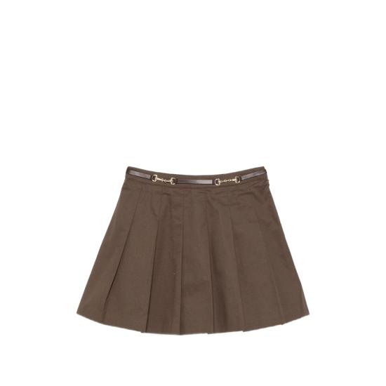 27SS 스포티앤리치 미디 스커트 SK0328300BR CHOCO BROWN