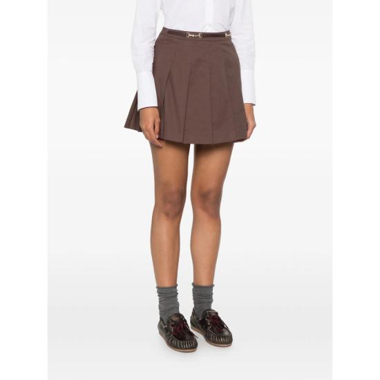 27SS 스포티앤리치 미디 스커트 SK0328300BR CHOCO BROWN - SPORTY & RICH