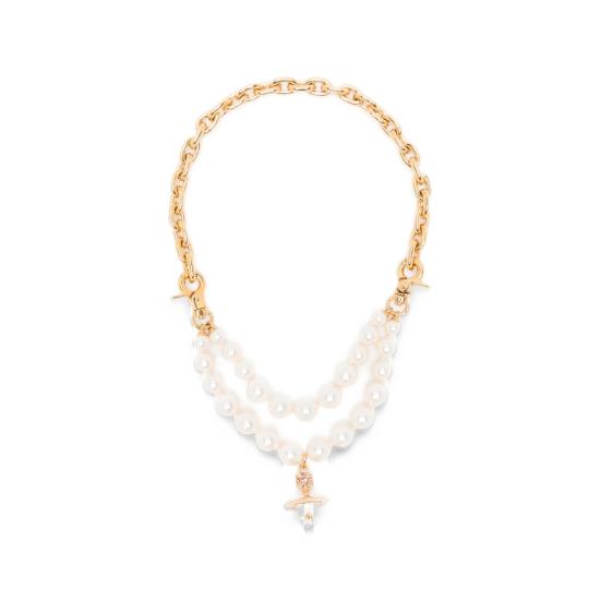 26FW 비비안웨스트우드 목걸이/팬던트 6301015Q 02RA73 RA73 GOLD NEUTRALS