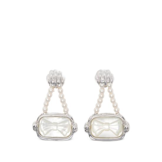 26FW 슈슈/통 이어링 26393SLV00DN2 SILVE SILVER WHITE