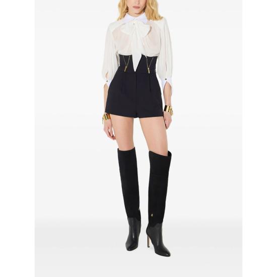 26FW 엘리자베타프랜치 원피스 TU06566E2 309 WHITE BLACK - ELISABETTA FRANCHI