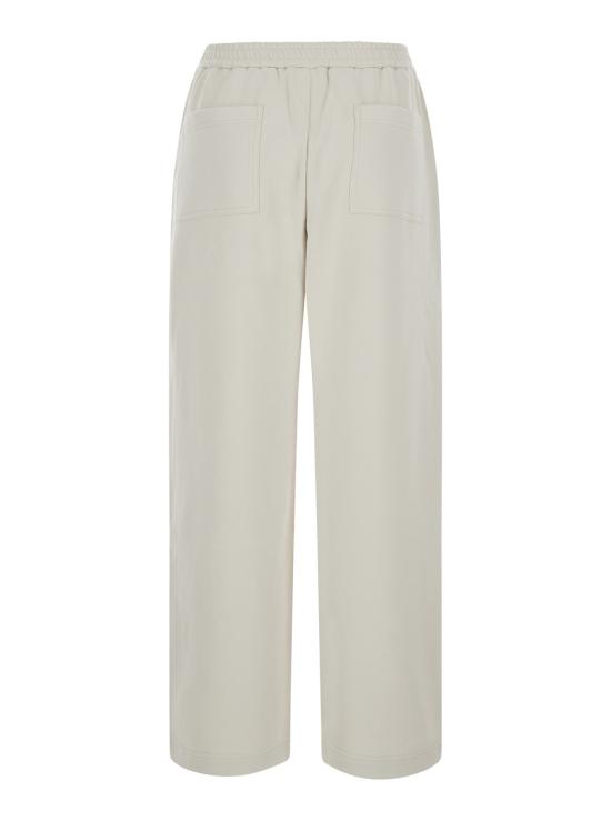26FW 브루넬로 쿠치넬리 스트레이트 팬츠 MN05NB2X99C9443 White - BRUNELLO CUCINELLI