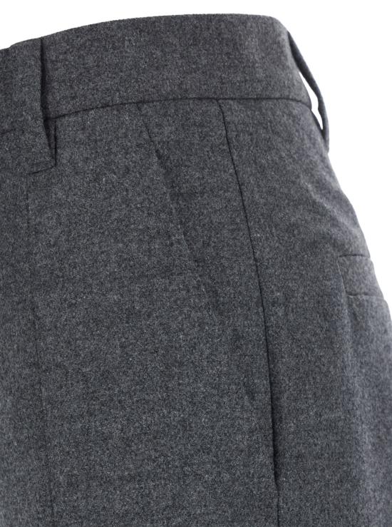 26FW 브루넬로 쿠치넬리 스트레이트 팬츠 MB162P9358C032 Grey - BRUNELLO CUCINELLI