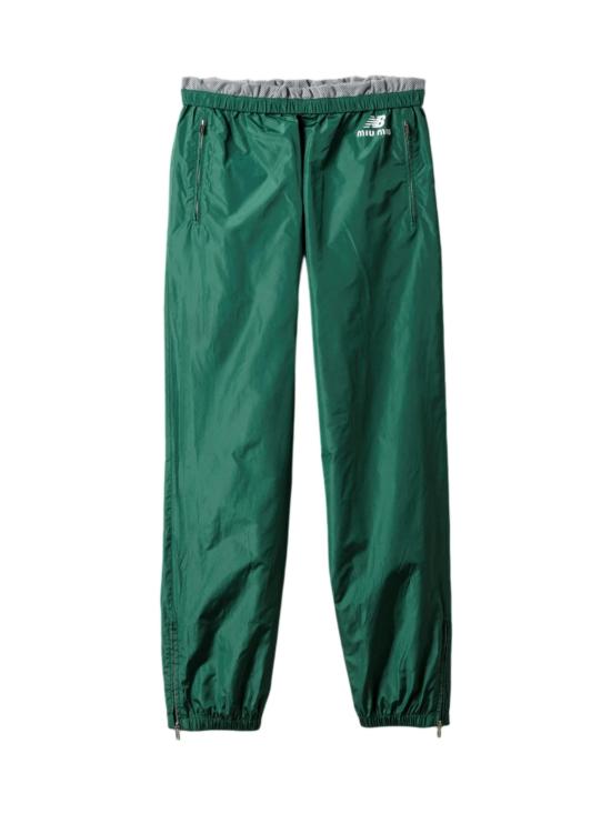 26FW 미우미우 X 뉴발란스 스트레이트 팬츠 MP1874 18VRF0089 GREEN