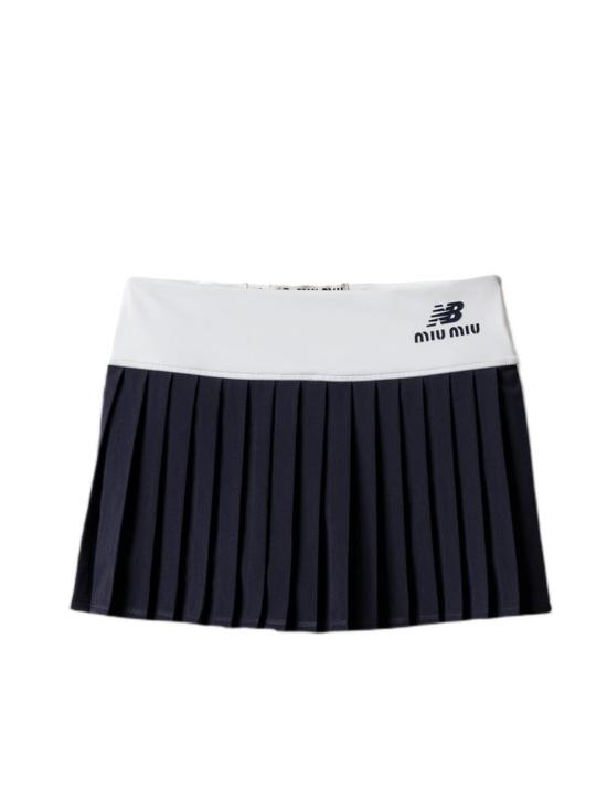 26FW 미우미우 X 뉴발란스 미디 스커트 MJD223 18GEF0C63 WHITE