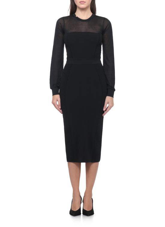 26FW 엘리자베타프랜치 미디 원피스 AM53B67E2 110 BLACK - ELISABETTA FRANCHI