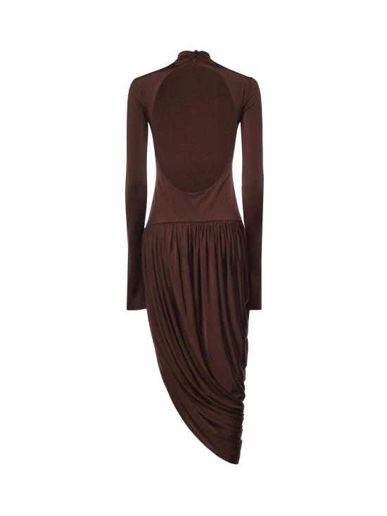 26FW 안다마네 미디 원피스 TM200121A TJP185641 DARK BROWN - ANDAMANE