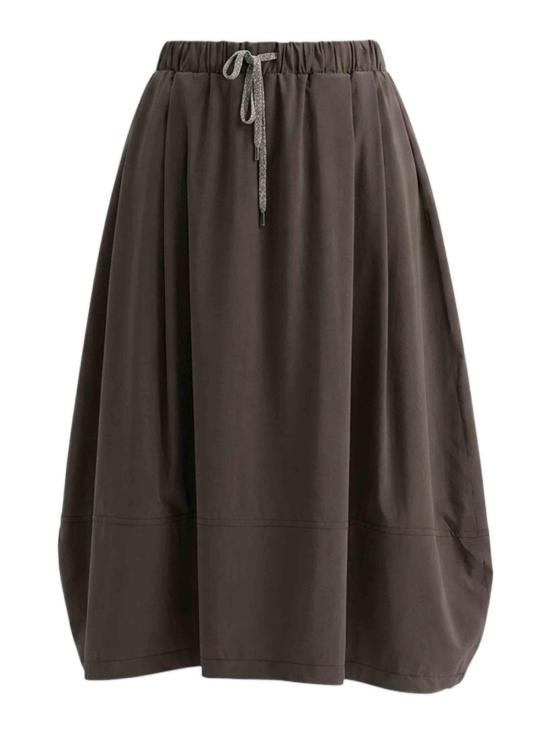 26FW 그랑싸쏘 미디 스커트 7421569363193 BLACK
