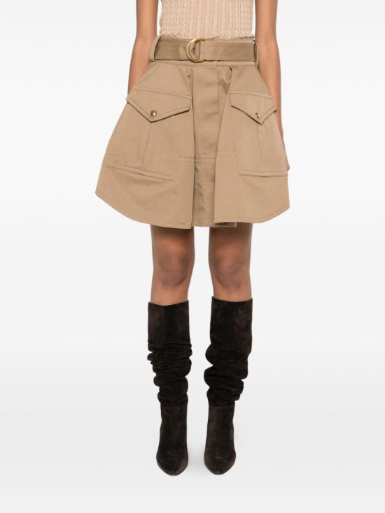 27SS 짐머만 미디 스커트 1643SC271 KHA KAKI - ZIMMERMANN
