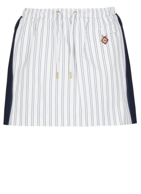 26FW 카사블랑카 스커트 WAW26SK23901NYLONPINSTRIPE MIX WHITENAVY