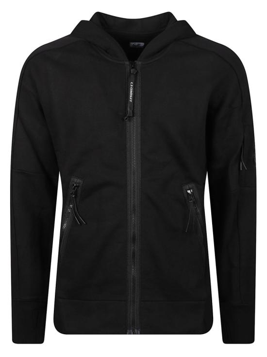26FW 씨피 컴퍼니 렌즈 와펜 디아고날 후드집업 자켓 RCCMSS716M 005086W Black