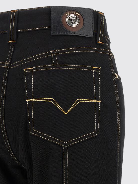 26FW 베르사체 데님 팬츠 10267501A18778 1D040 Black - VERSACE
