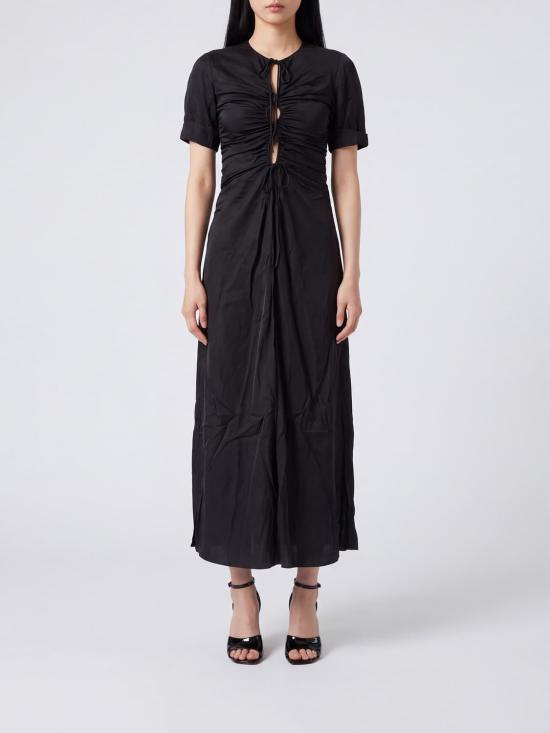 26FW 이자벨마랑에뚜왈 롱 원피스 RO1222FBD4J01I 01BK Black