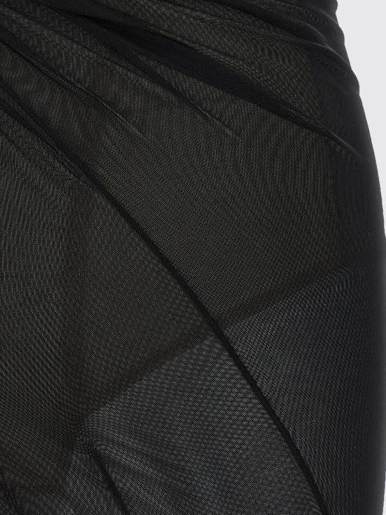 26FW 디 아티코 롱 원피스 CAPWCW00334PLL005AA 100 Black - THE ATTICO